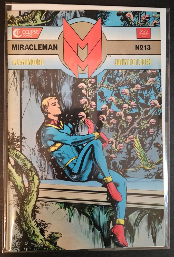 MIRACLEMAN #13 - Eclipse Comics 1987 - ALAN MOORE - JOHN TOTLEBEN