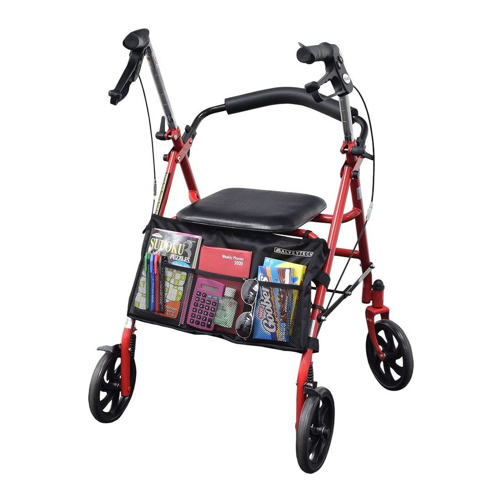 Deluxe Universal Walker/Rollator Bag - Black
