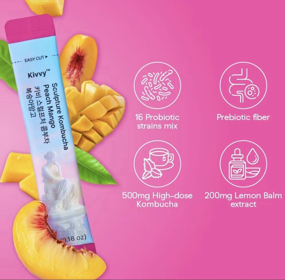 Depuff Mocktail Peach Mango 20 Servings 2 Pack