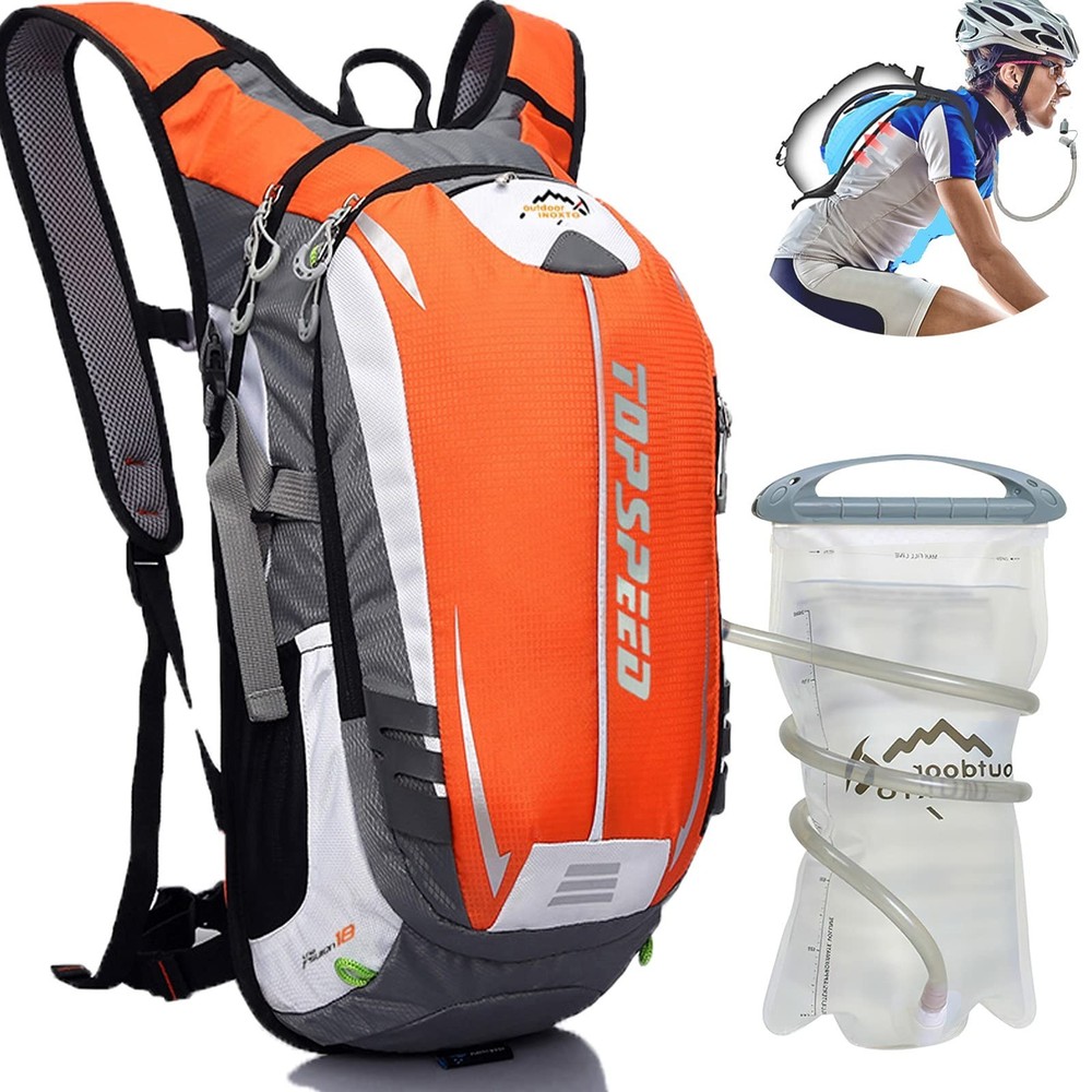 INOXTO Hydration Pack Backpack，18L Hydration Pack Lightweight Water Backp