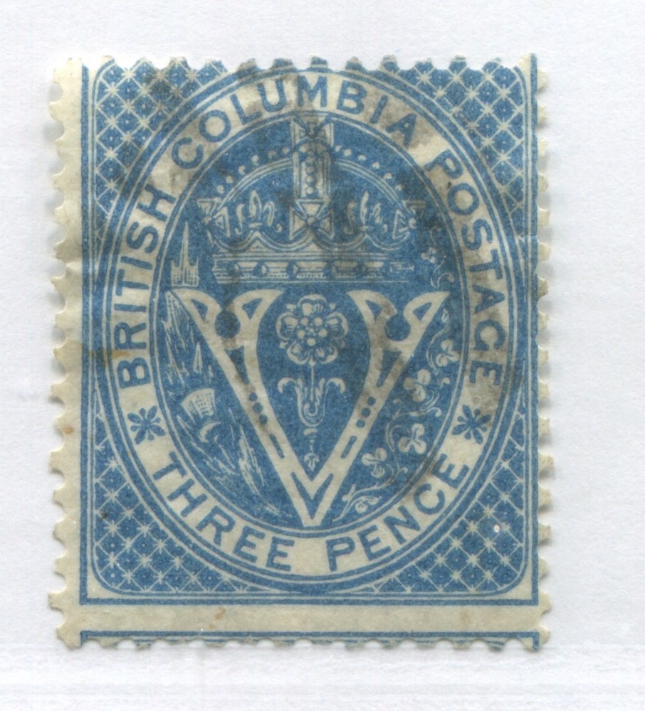 British Columbia 1865 3d used