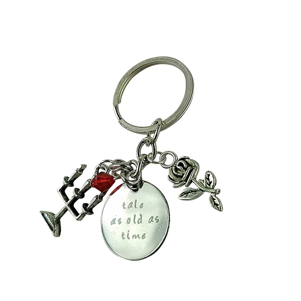Art Attack Tale As Old As Time Keychain