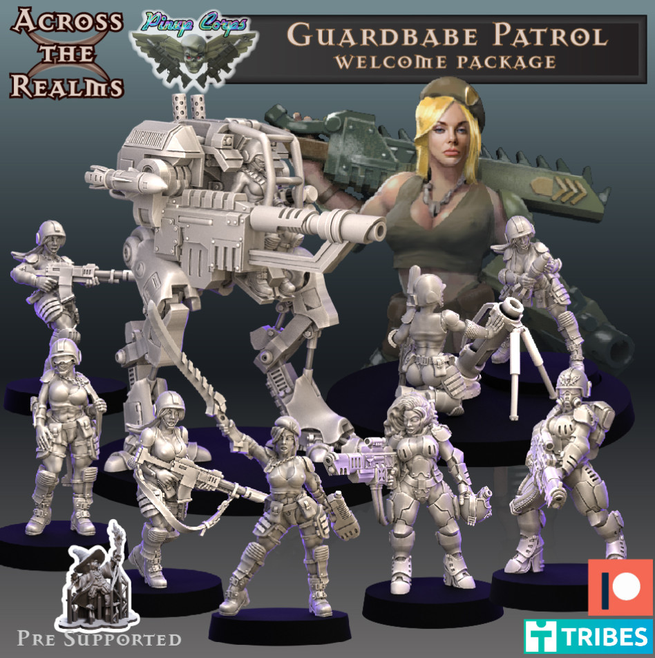 Guardbabe Patrol x 9 models (28mm)