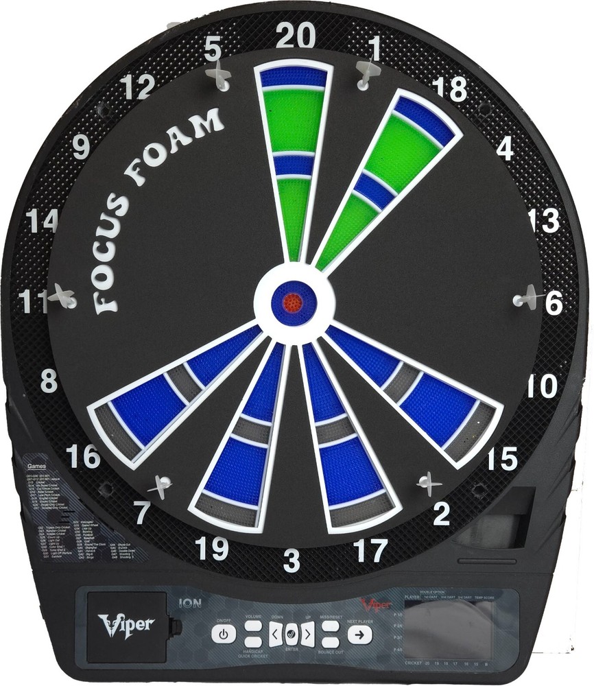 Focus Foam Soft Tip Cricket Electronic Dartboard Training Pad (15.5")