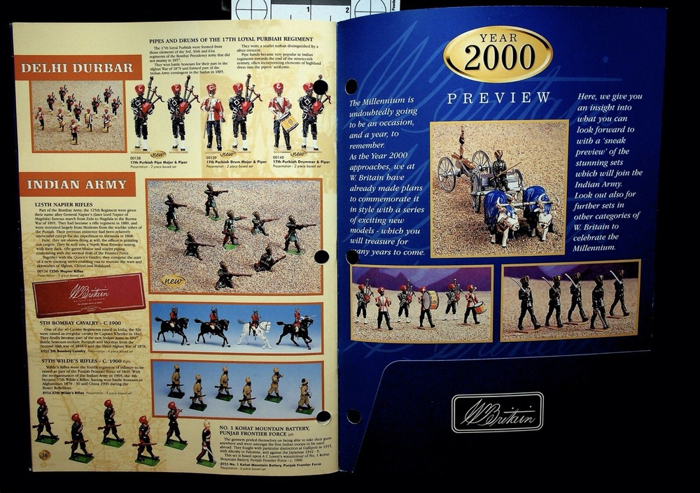 Britians, 1999 Catalog , All Metal Models  