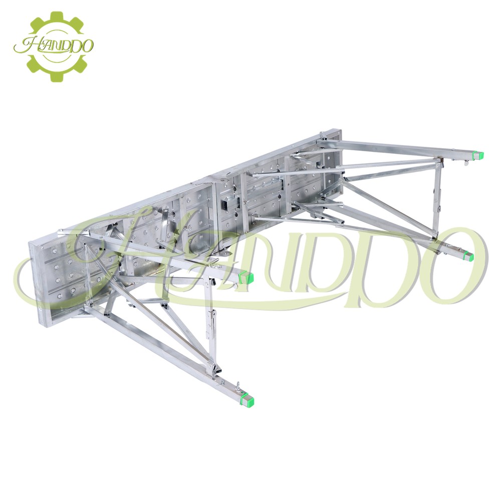 1.6m Scaffolding, Adjustable Height Work Platform Scaffold Tower Ladder Stool