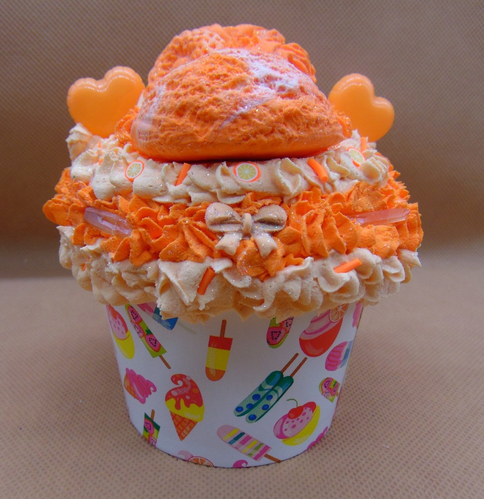 Orange Dream Fake Bake Cupcake