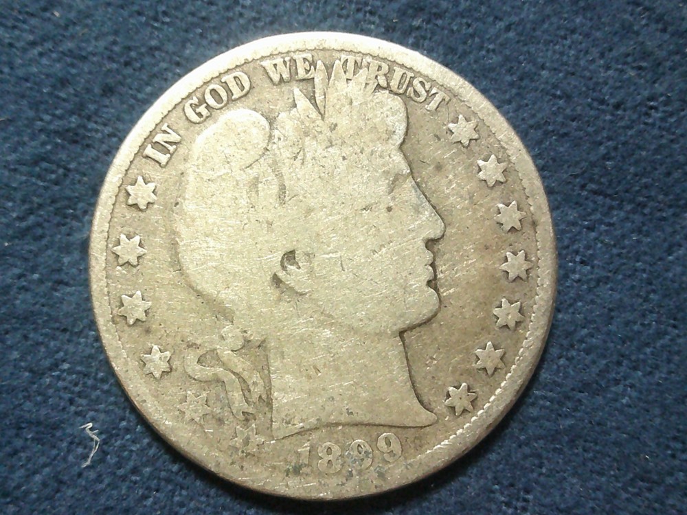 1899-P Barber Half Dollar