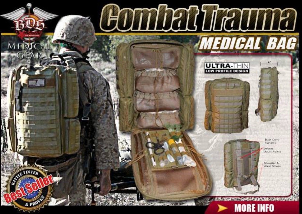 BDS Tactical Combat Trauma Medic Bag