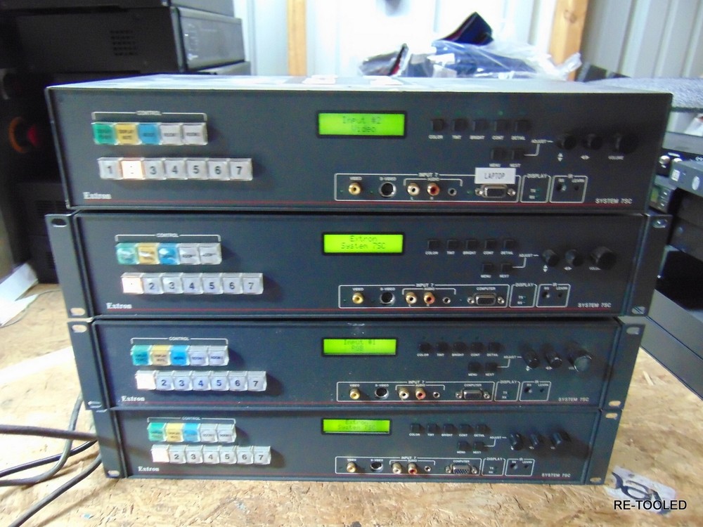 (1) Extron 7SC 7x2 System Switcher & Integrated Video Scaler Rackmount
