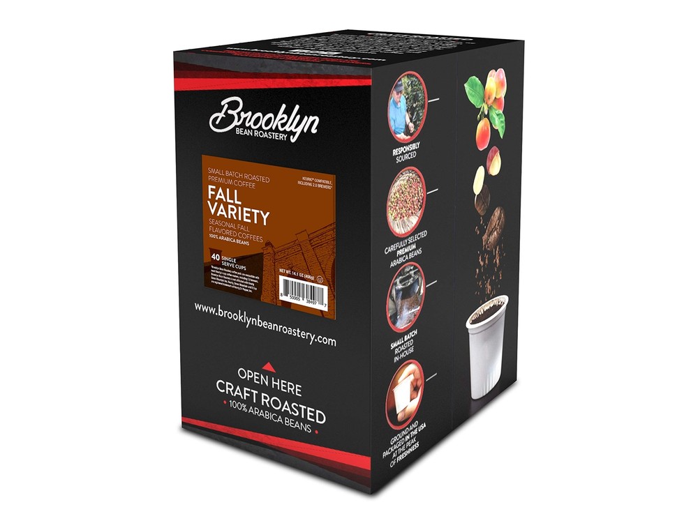 Roastery Coffee Pods Fall Flavored Variety Pack Sampler Pumpkin Maple Vanilla...