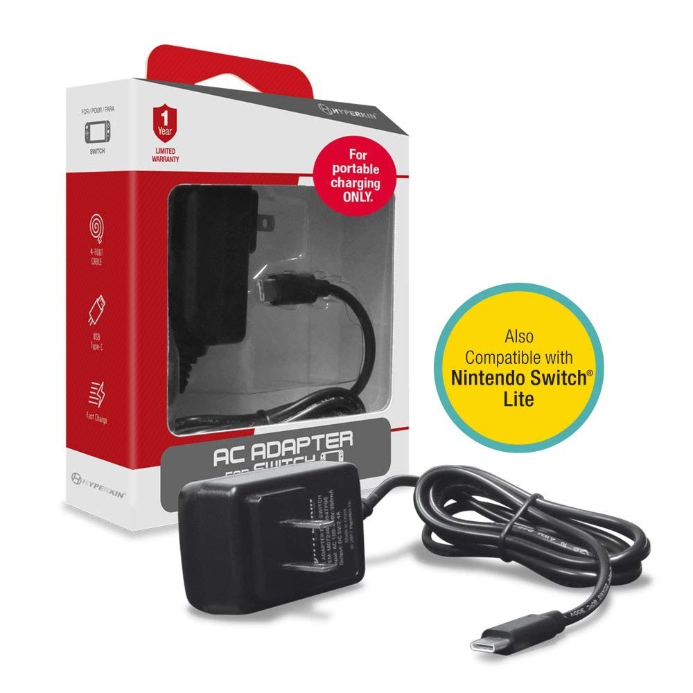 AC Adapter - Nintendo Switch, Lite - Brand New