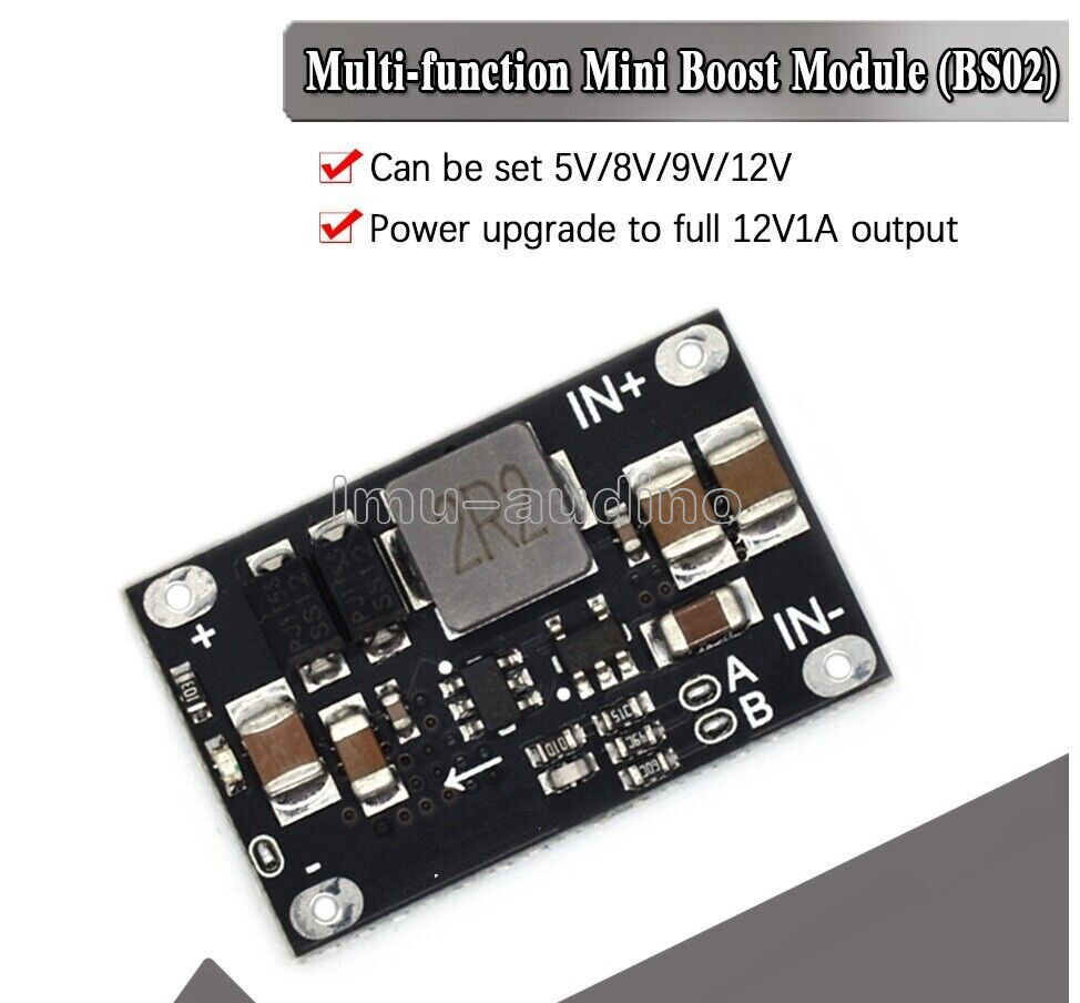 3.7V 5V to 12V DC-DC Boost Step Up Converter Mini Module Regulator Board