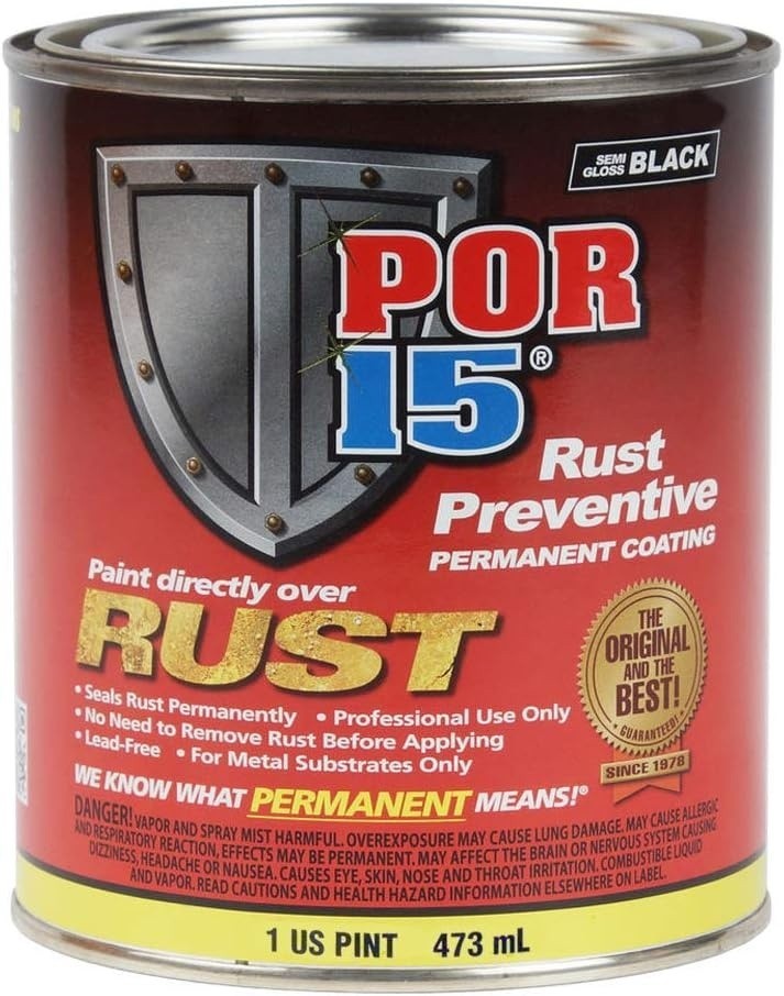 POR-15 Rust Preventive Coating, Stop Rust And Corrosion Permanently, Anti-Rust