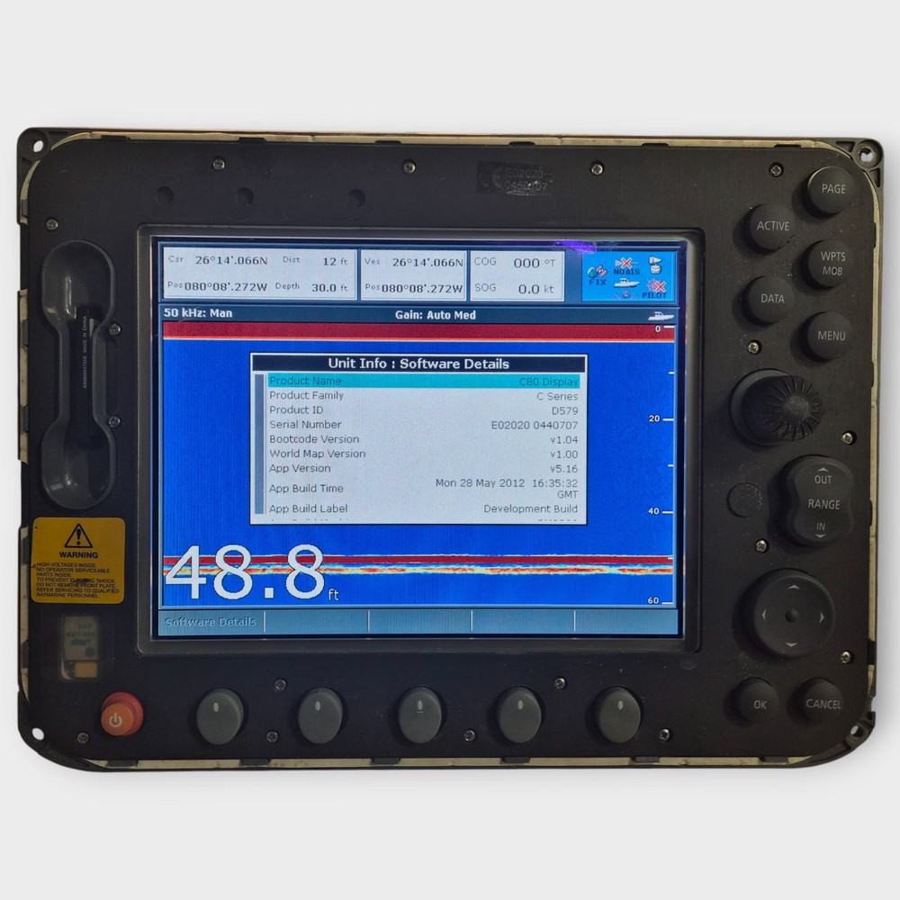 Raymarine C80 Classic Multifunction Display E02020 *CORE ONLY* Fully Tested/Good