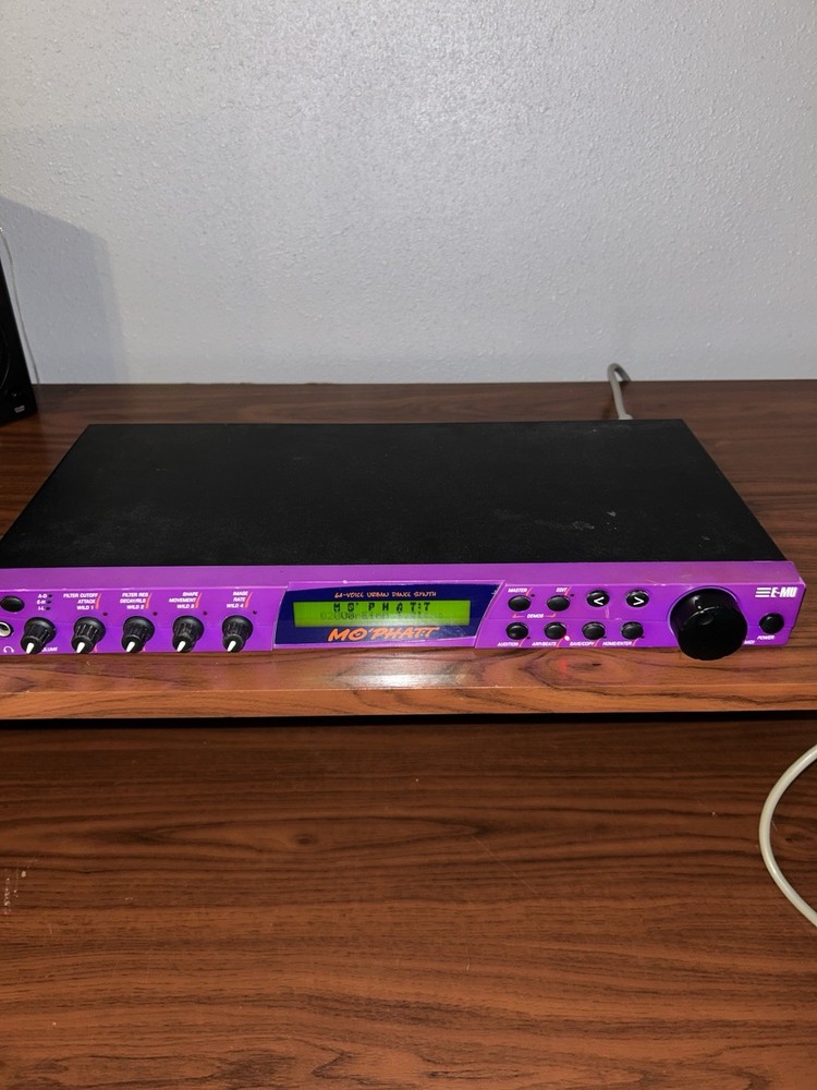 EMU Systems MoPhatt 64 Voice Dance Synth With Phatt ROM New Encoder