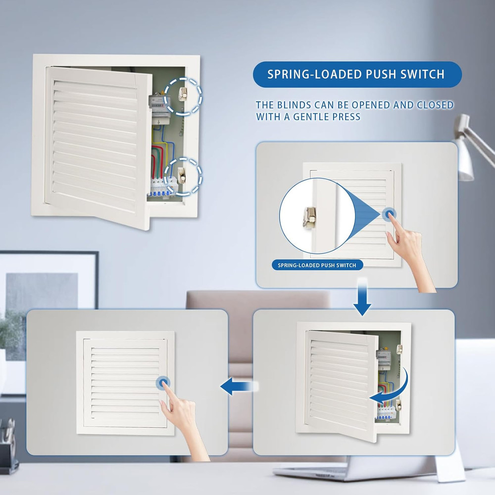 13.5 X 13.5" Access Doors Access Panel for Drywall with Push-Button Switch Alloy