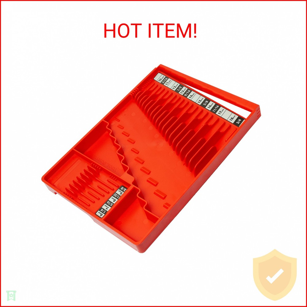 Tool Sorter Wrench Organizer - Red