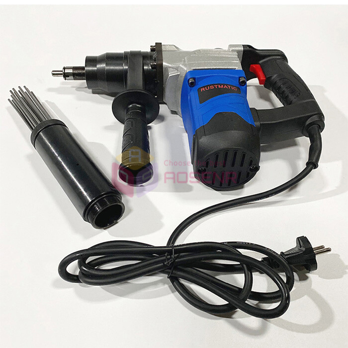 Boat Electric Needle Derusting Gun Rust Removal Needle Scaler Derusting Machine
