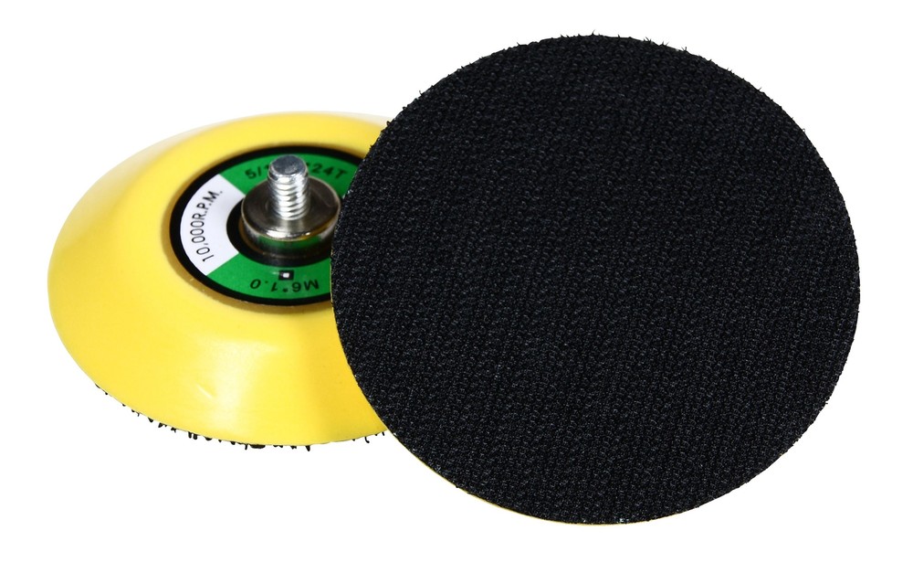 Hook and Loop SANDING DISC 75mm or 3" with threaded connection M6