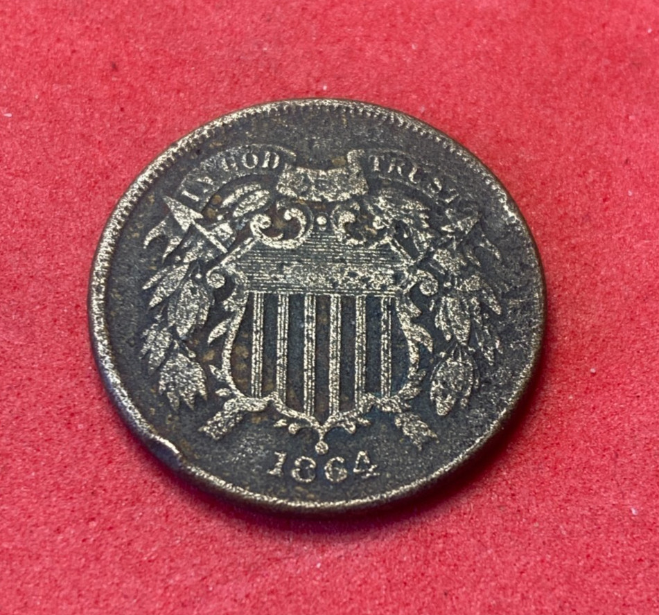 1864 2 cent piece
