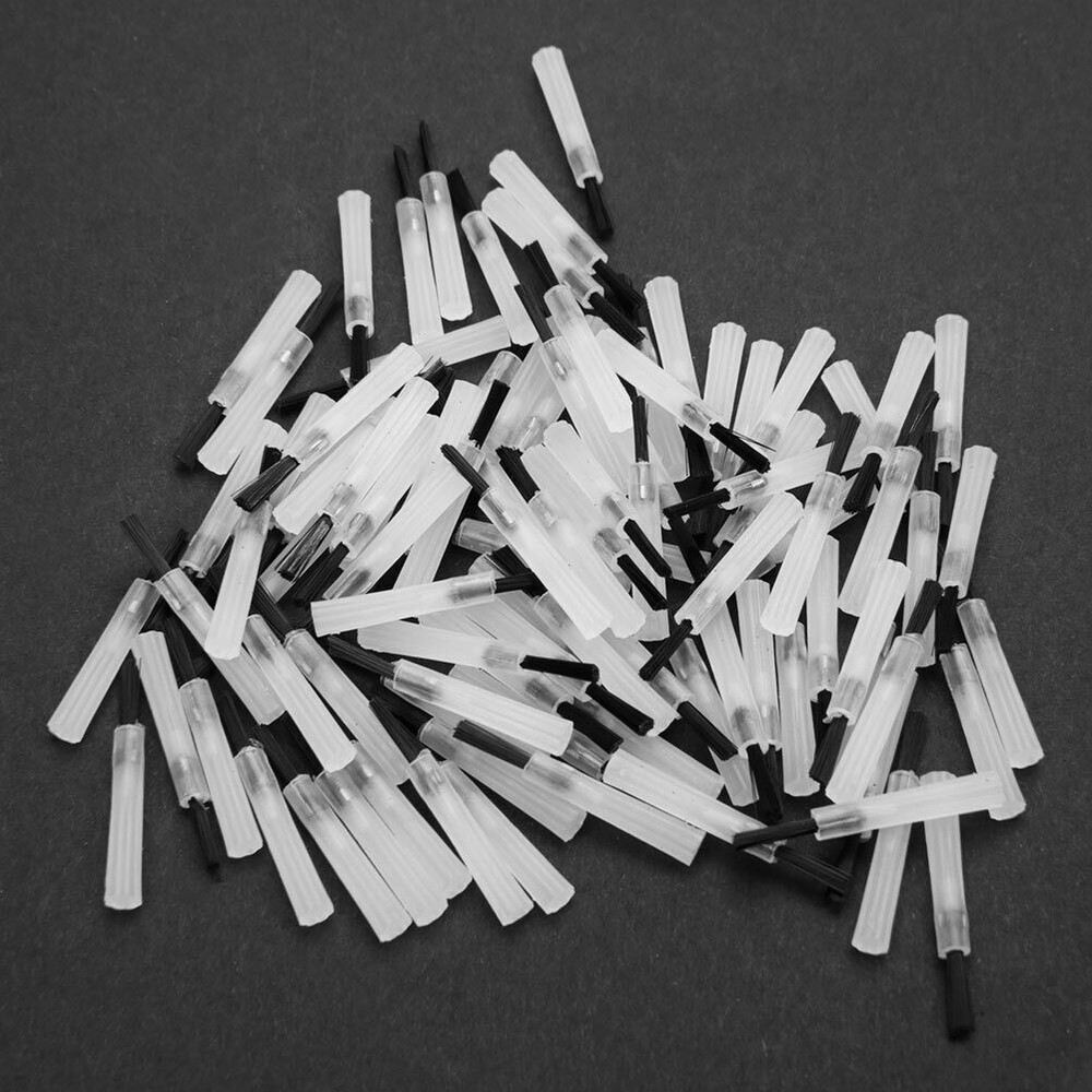 Dental Disposable Composite Applicator Brush Large Head Tips Bonding Long Handle