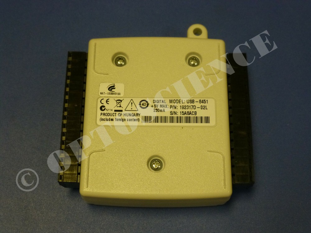 National Instruments NI USB-8451 I2C/SPI Interface Device