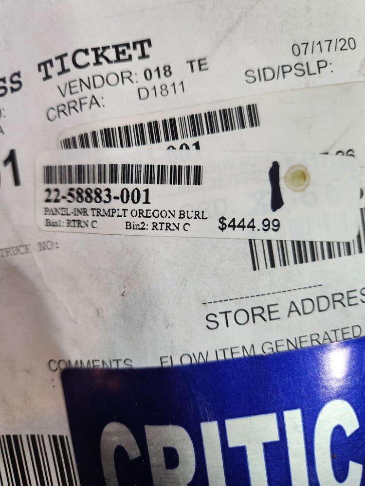 Freightliner 22-5883-001 Dash Switch Instrument Panel