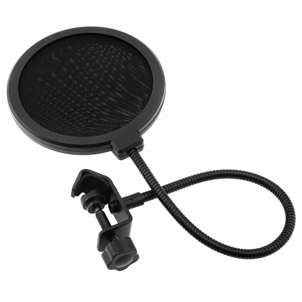 Studio Microphone Pop Filter Flexible Wind Screen Mask Mic Shield for Speaking