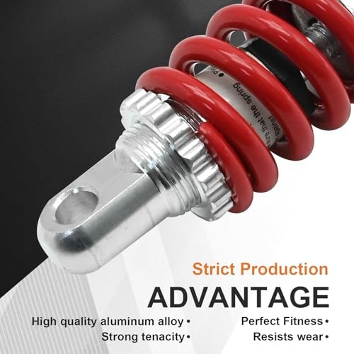2PCS 100mm Rear Spring Assist Shock Absorber, Adjustable Shock Strut