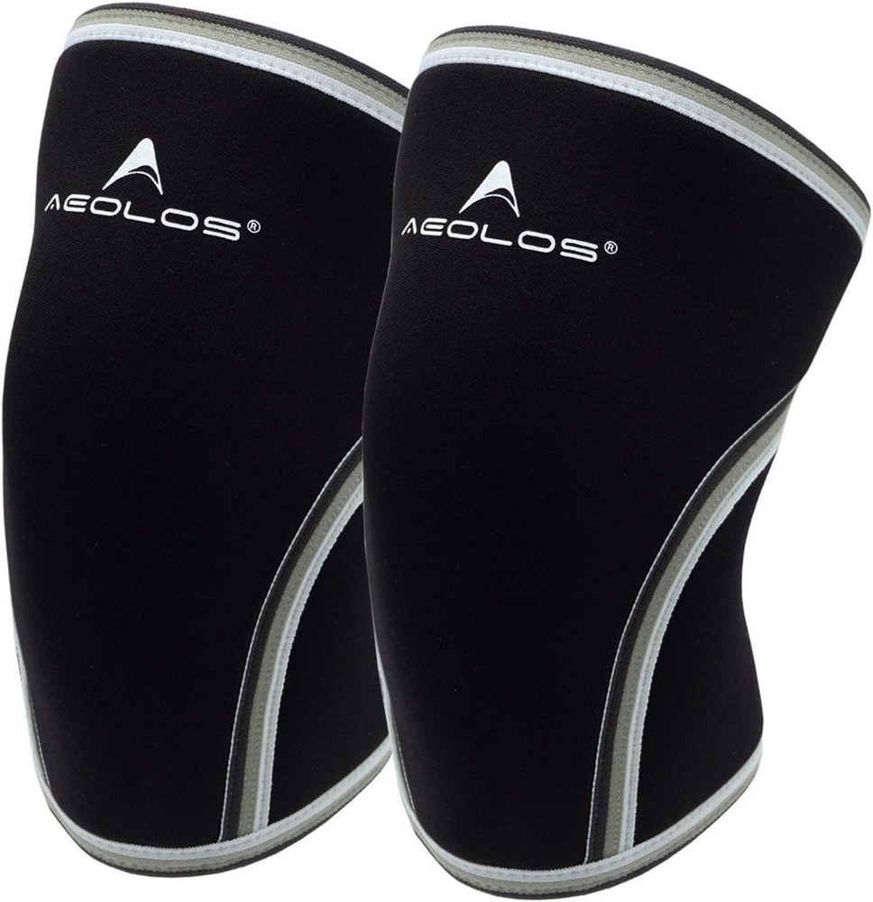 Supportive Compression Sleeves for Knees, 2-Pack