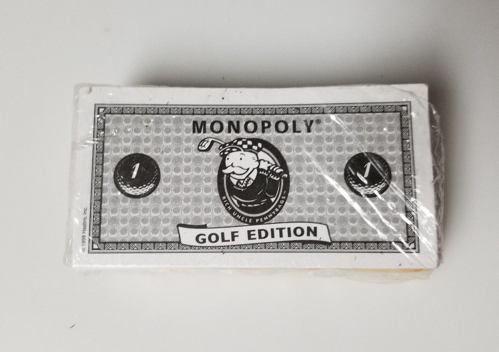 Monopoly Money Golf Edition Replacement Set