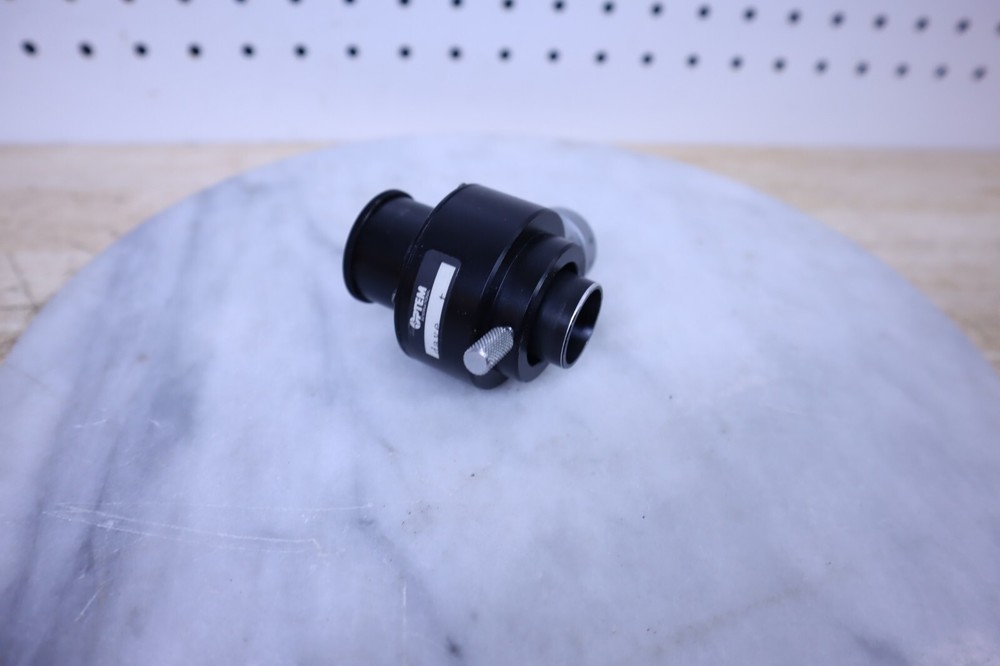 Nice Used Original Optem Microscope Camera Adapter 10X 0.01mm Micrometer - USA