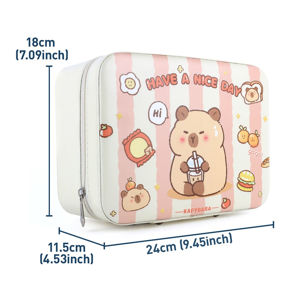 Large capacity stationery box school student stationery multifunctional tool box