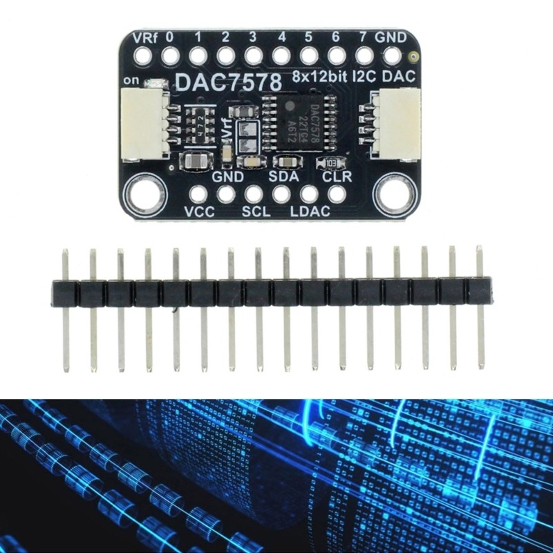Low Noise 12 Bit Resolution I2C Module For High Precise Control