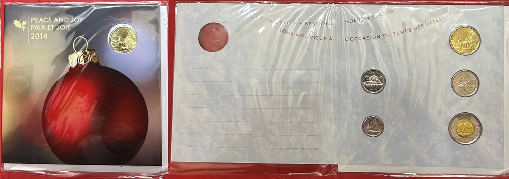 2014 Canada Holiday Set Sealed in Folder