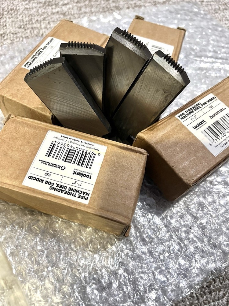 Pipe Threading Machine Dies 1”-2”, For Ridgid