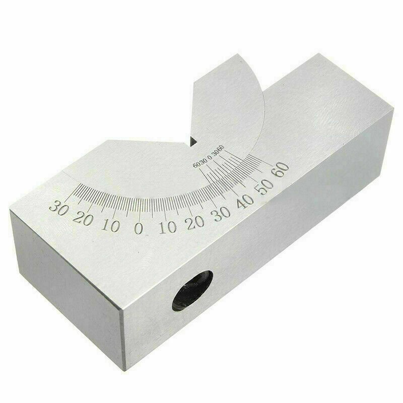 0°-60° Tools Maker Precision Micro Adjustable V Set Angle Gauge Block Milling///