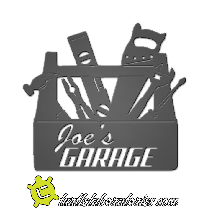 Custom Garage Sign Metal Art