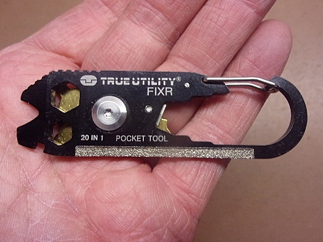 TrueUtility Fixr Pocket Tool 20 Tools in 1 Compact Multi Tool Camping Bicycling