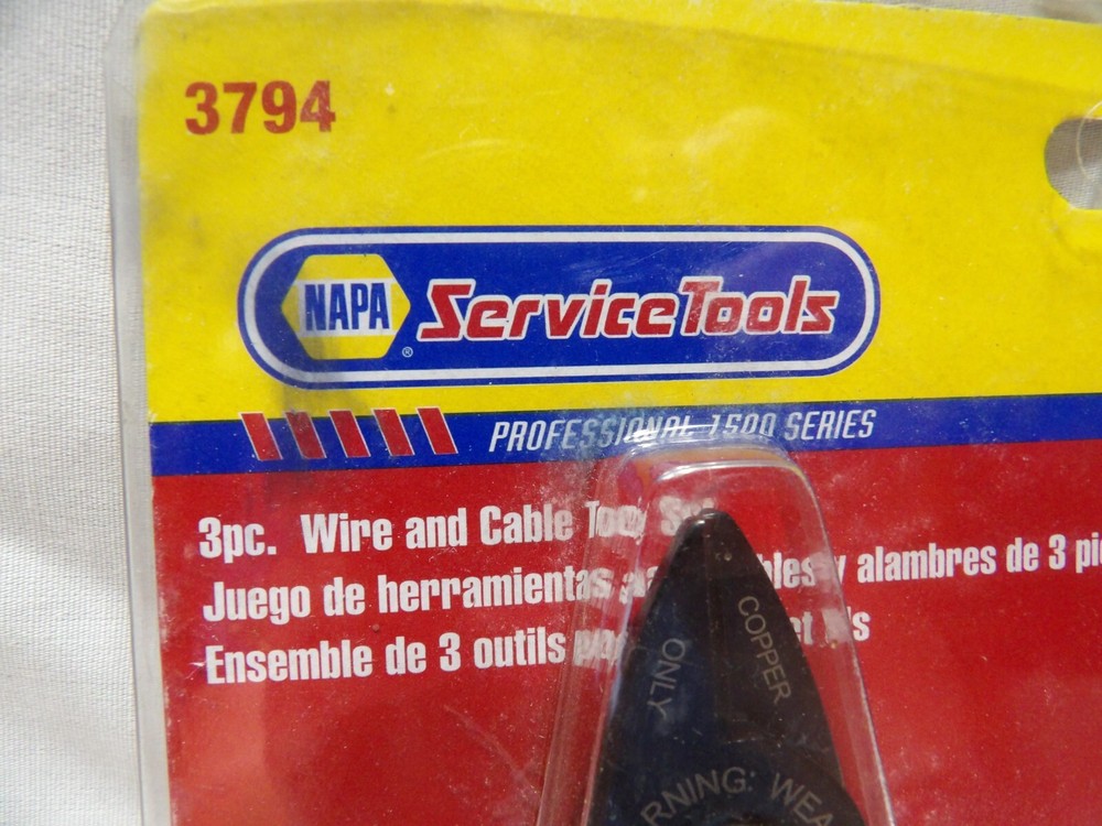Napa Service Tools #3794 3pc. Wire & Cable Tool Set