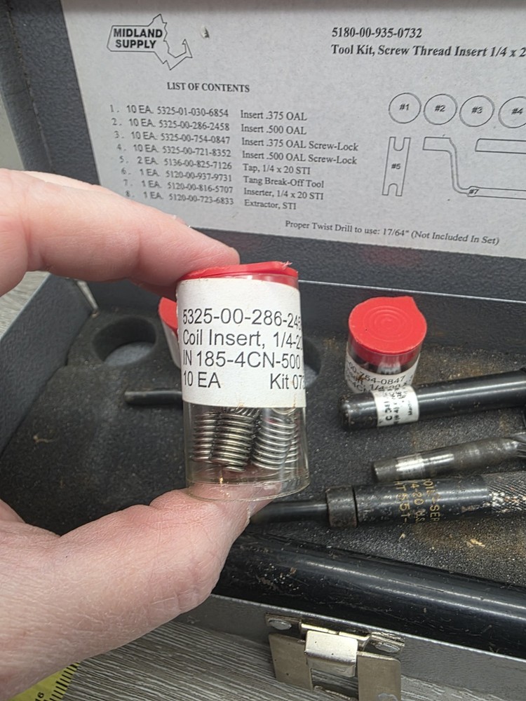 Coil-Sert Thread Repair Insert Set 5180-00-935-0732