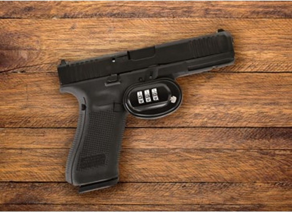 Easy-to-Use Combination Trigger Lock - 1x1x1 Inches for Secure Firearm Storage