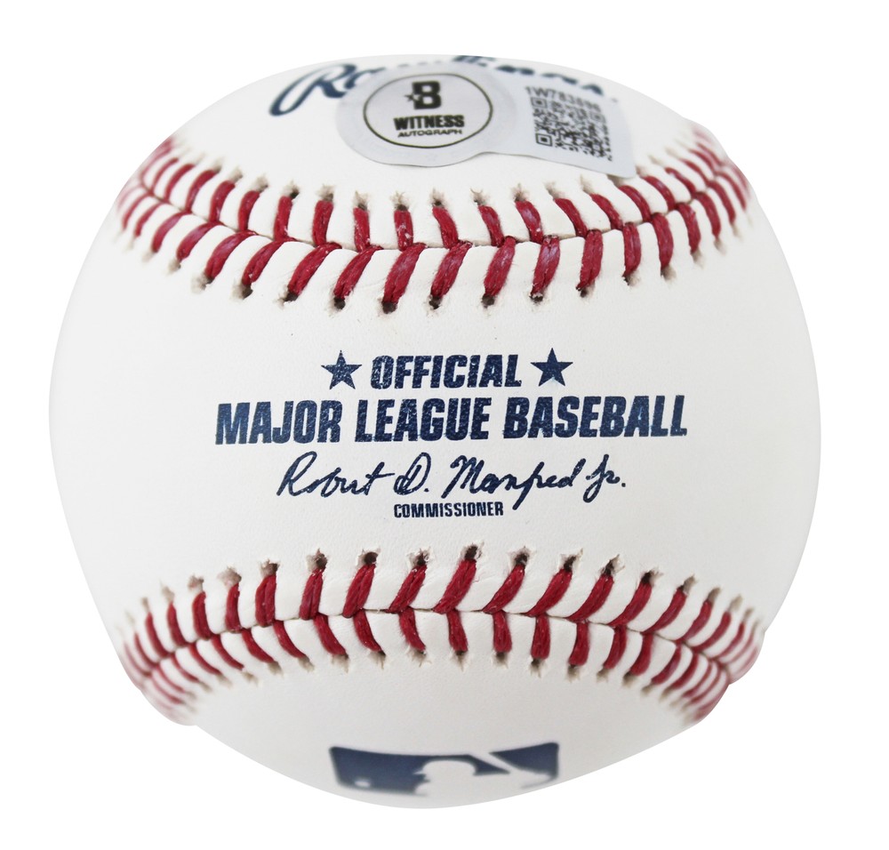 D-Backs Luis Gonzalez "2001 Ws G7 Gw Hit" Signed Authentic OML Baseball BAS
