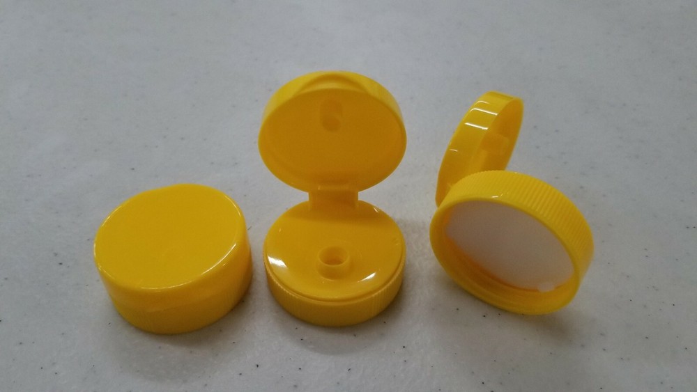 38-400 Flip Top Yellow Caps