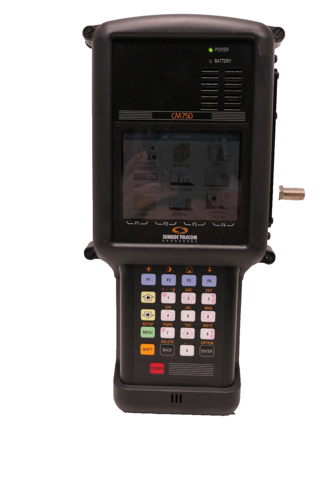 Sunrise Telecom CM750 Analog & Digital SLM Network Analyzer