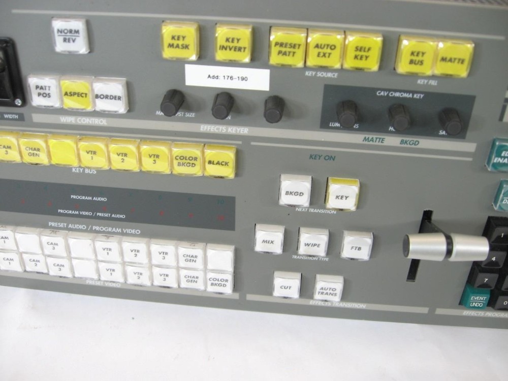 VideoTek Prodigy Control Unit 9970052 Video Editing Controller