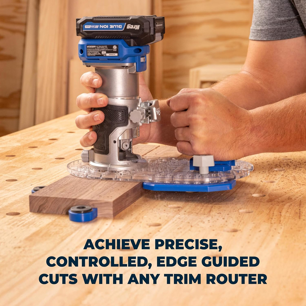 Trim Router Edge Guide - Precision Router Edge Guide Accessory - Durable Attachm