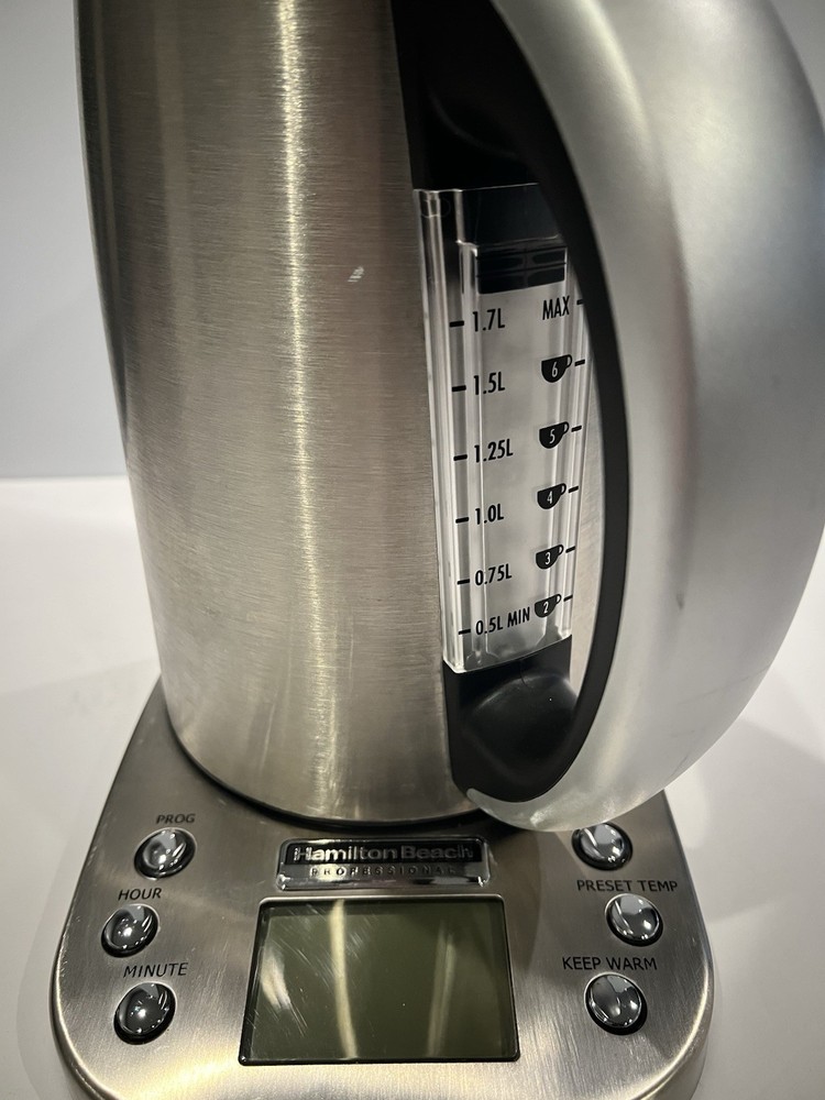 Hamilton Beach Professional Digital LCD Temperature Control Electric Kettle