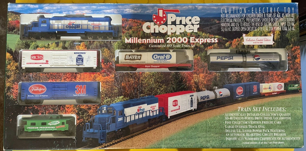 IHC HO - Price Chopper Millenium 2000 Express - Train Set